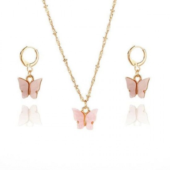 Wholesale Color Pendant Necklace Set